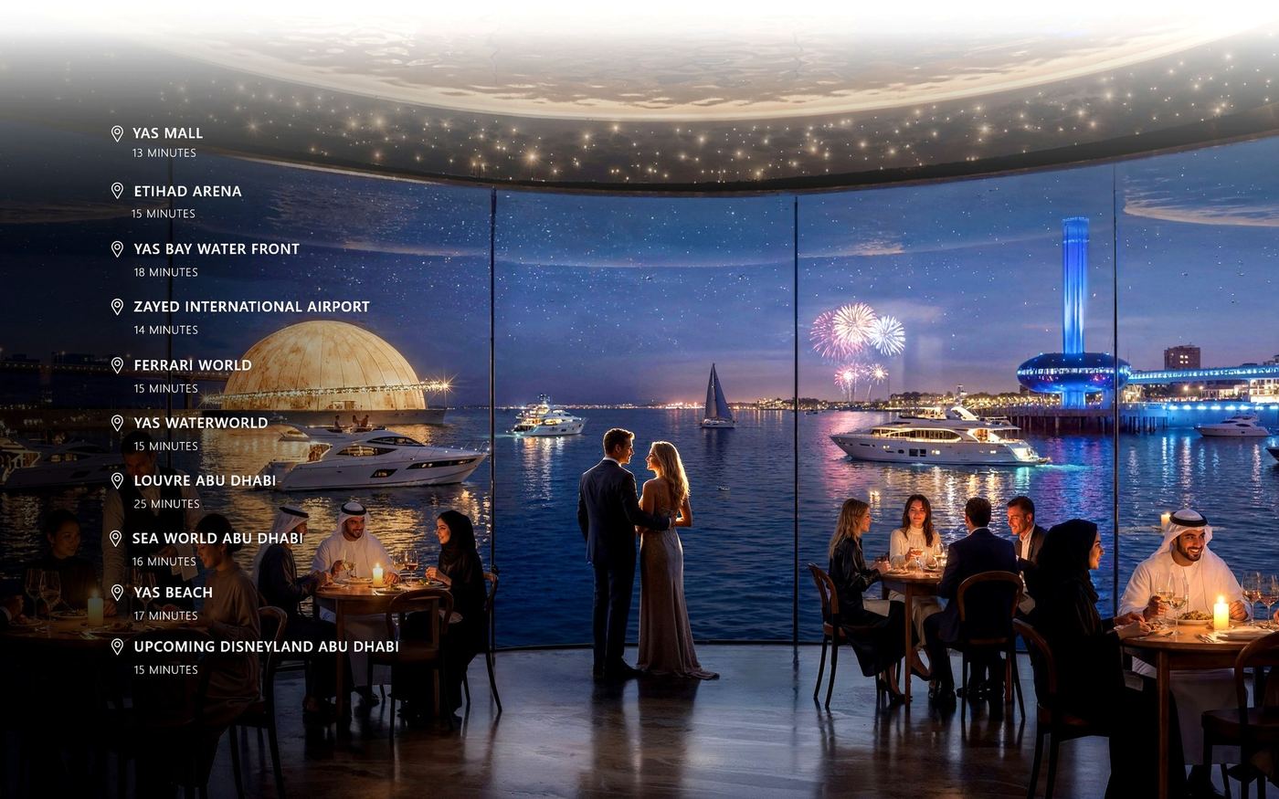 Waterfront lifestyle near Sobha City Abu Dhabi