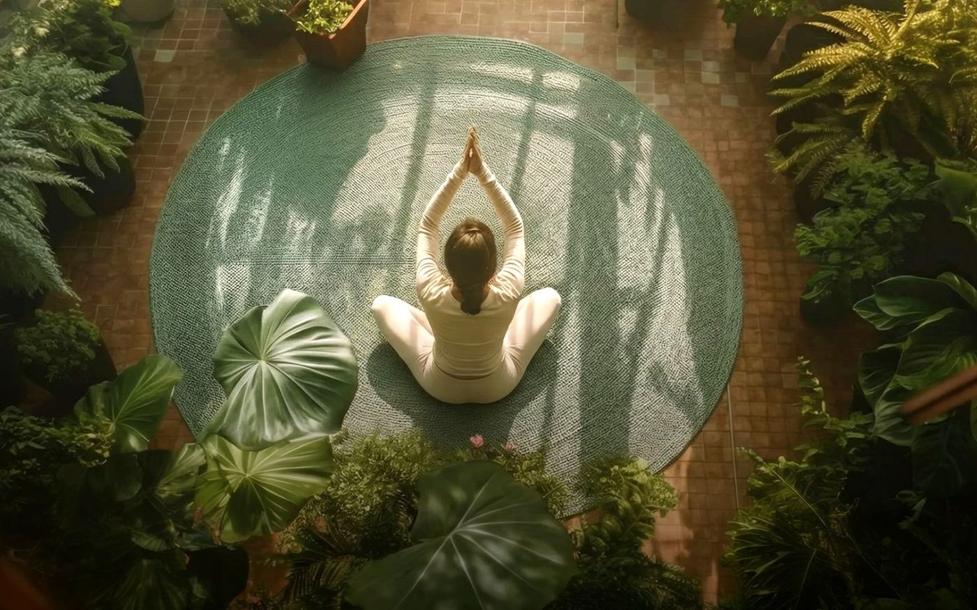Green wellness setting representing Sobha Sanctuary